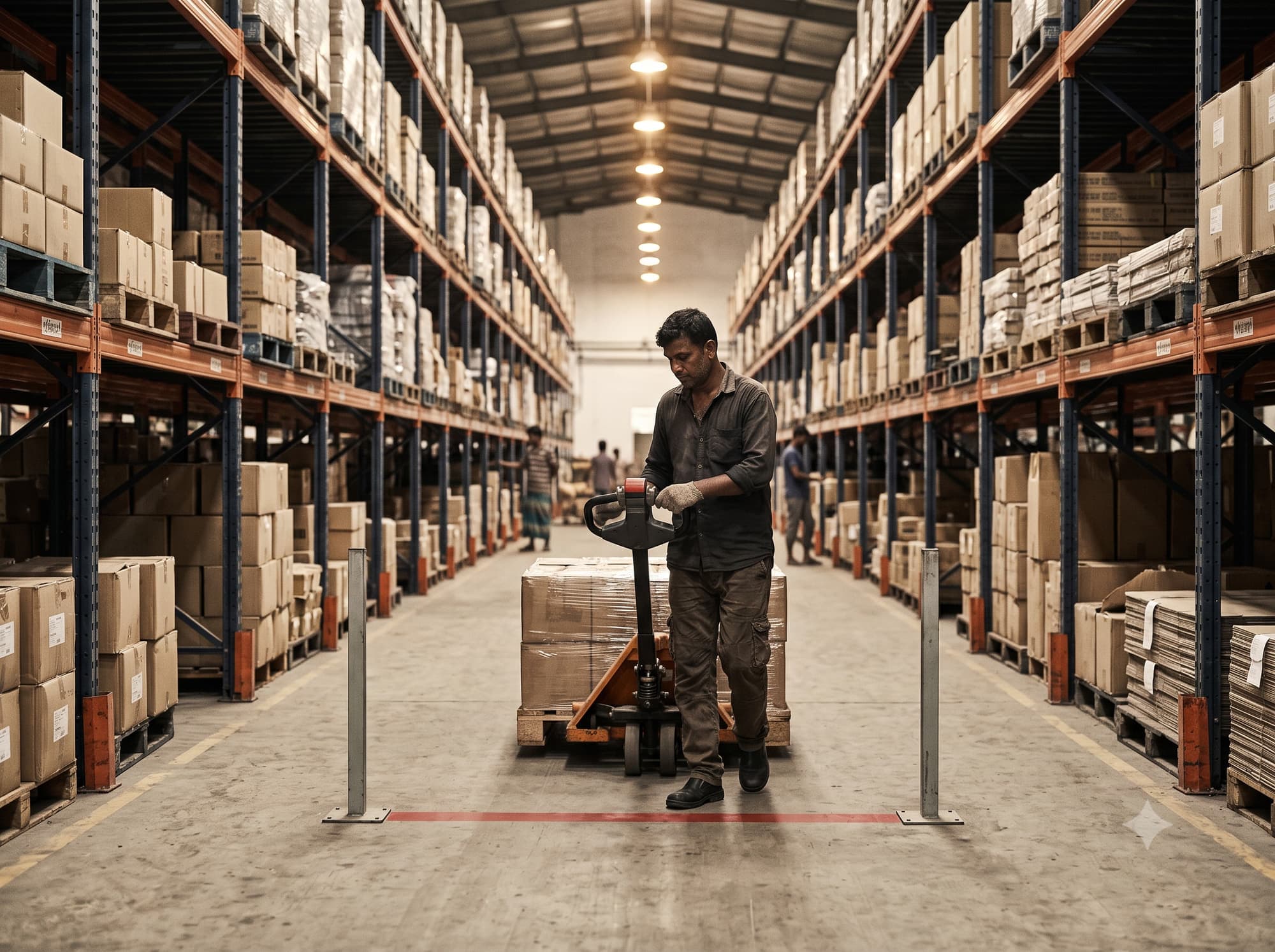 ERP Integration & Automated Material Handling in use at a site in Bangladesh