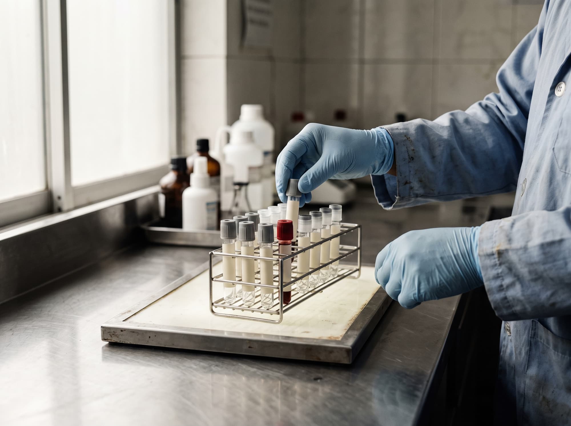 Laboratory Sample Tracking & Chain of Custody in use at a site in Bangladesh