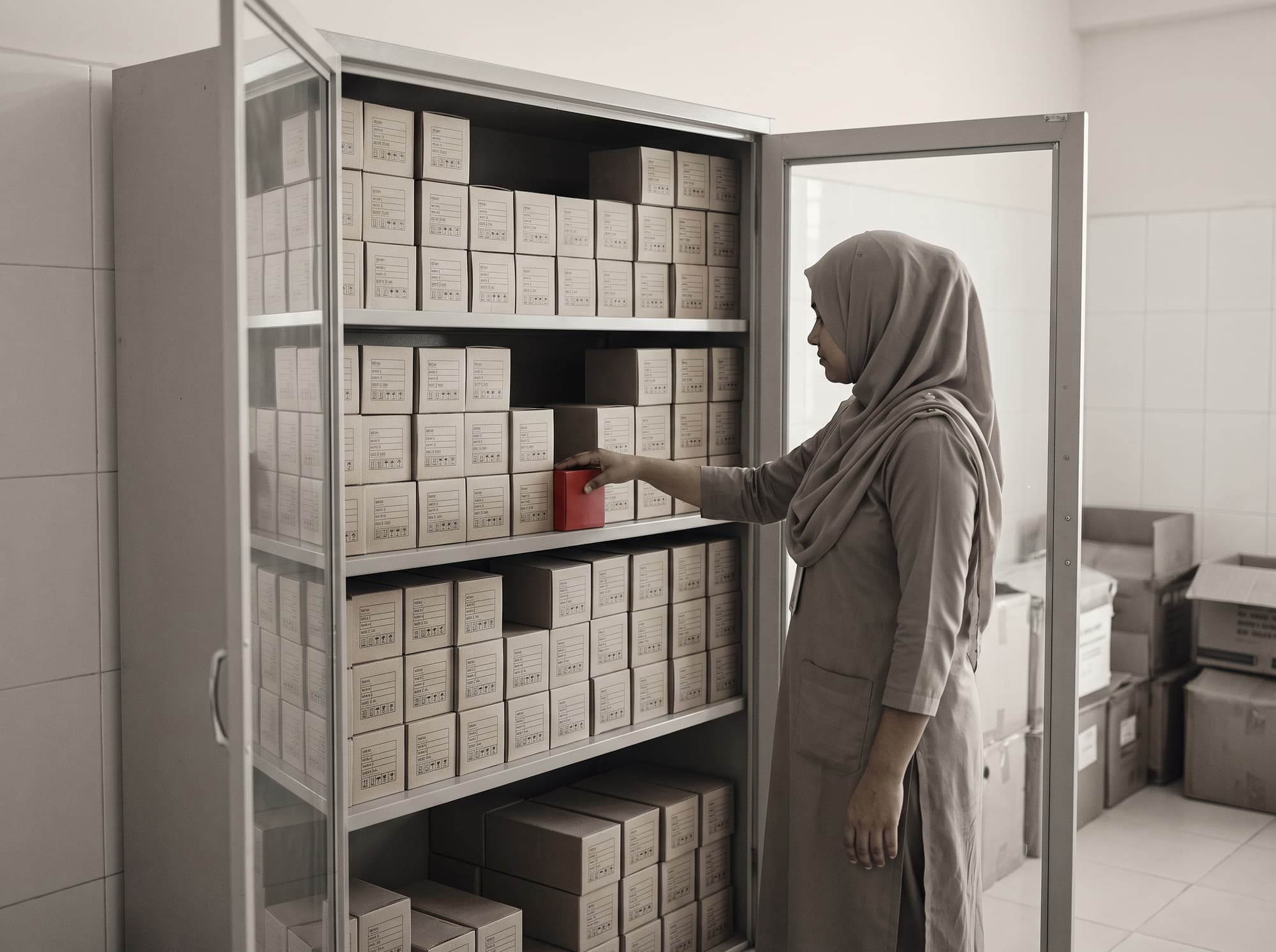Medical Supply Inventory Management in use at a site in Bangladesh