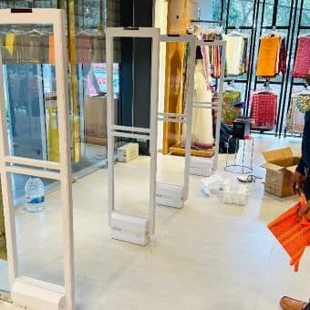 EAS gates installed by RATS BD at Aarong, Barishal