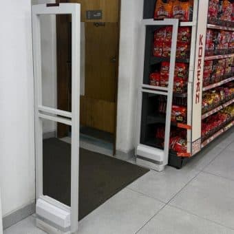 EAS gates installed by RATS BD at Unimart, Gulshan, Dhaka
