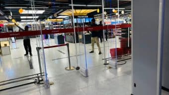 EAS gates installed by RATS BD in a retail store in Bangladesh — unattributed archive frame 99 of 110