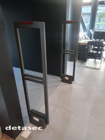 EAS gates installed by RATS BD in a retail store in Bangladesh — unattributed archive frame 108 of 110