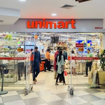 EAS gates installed by RATS BD at Unimart, Gulshan, Dhaka