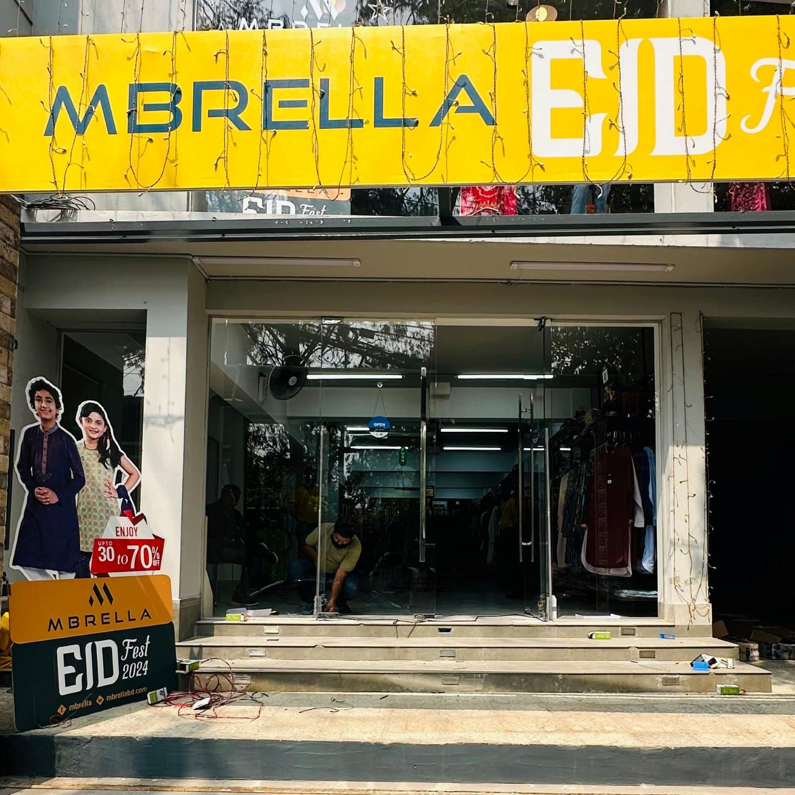 EAS gates at the Mbrella lifestyle store in Uttara, Dhaka