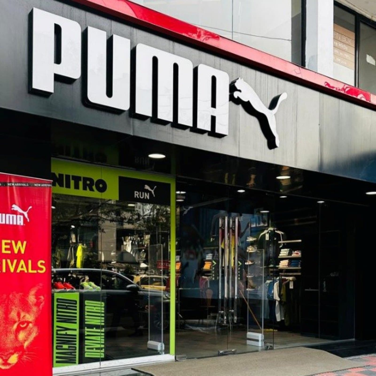 EAS gates at the Puma store in Dhanmondi, Dhaka