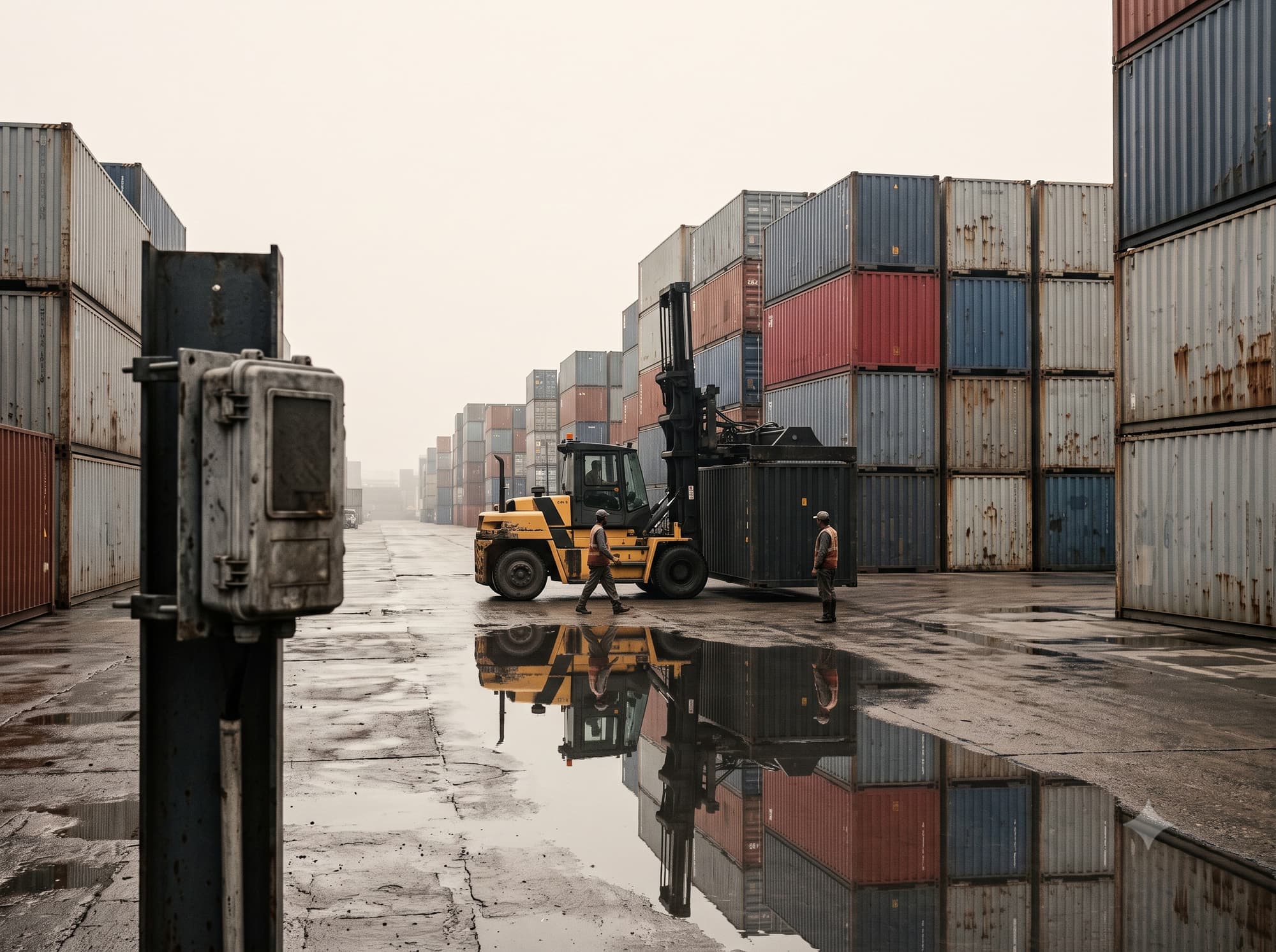 Container & Pallet Tracking in use at a site in Bangladesh