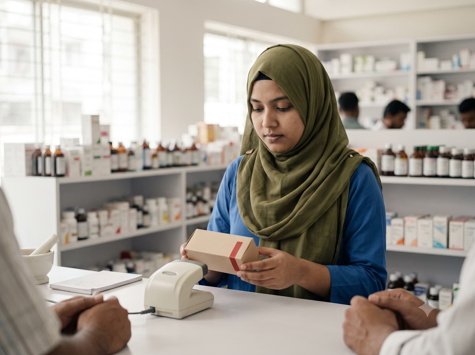 Drug Authentication in use at a site in Bangladesh