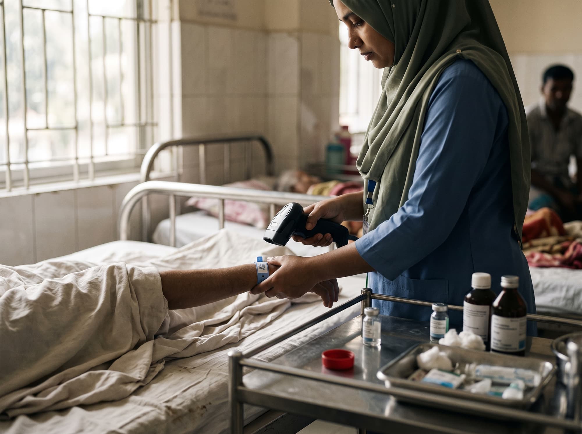Medication Administration Verification in use at a site in Bangladesh
