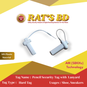 Pencil Security Tag with Lanyard